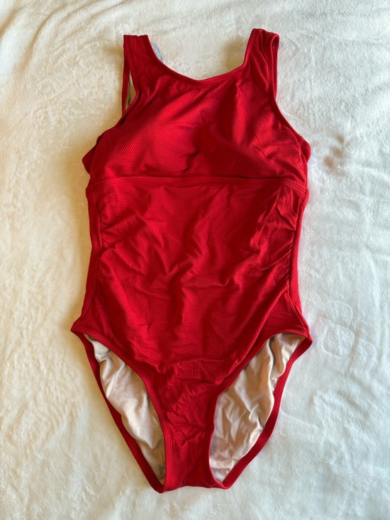 Kona Sol Other - Kona Sol Red-Trim One Piece Swimsuit